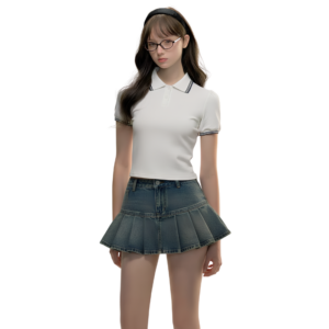 เสื้อโปโลแขนตุ๊กตา